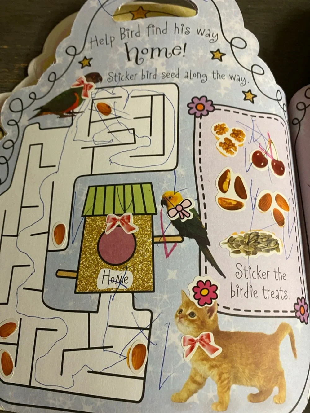 Sparkly Sticker and Doodling Purse Coloring Book.